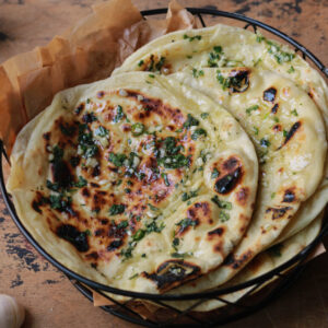 Garlic naan