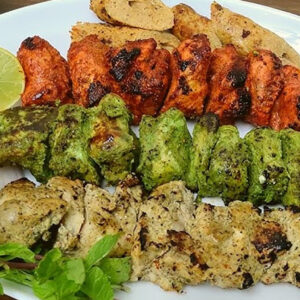 Mixed chicken kabab