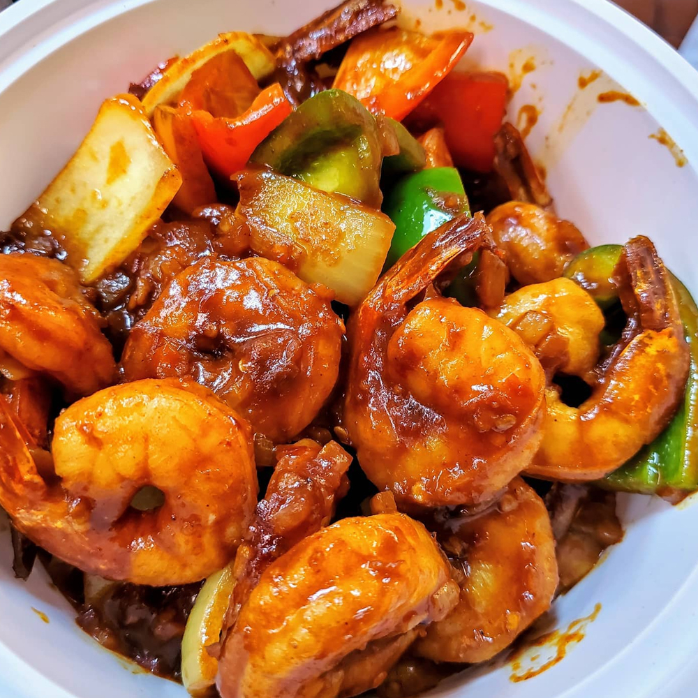 Prawns Chili (Specialite Himalayenne)