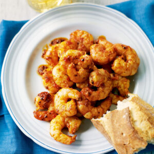 Prawns piri piri